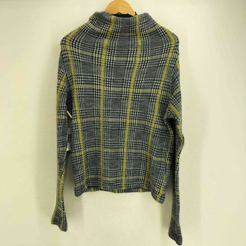 ワイズ Ys 14aw ウールハイネック チェックニット レディース 2