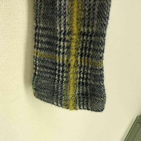 ワイズ Ys 14aw ウールハイネック チェックニット レディース 2
