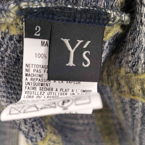 ワイズ Ys 14aw ウールハイネック チェックニット レディース 2