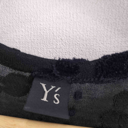ワイズ Ys 凸凹ドット総柄 半袖カットソー レディース