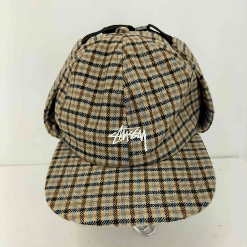 ステューシー Stussy Wool Plaid Flap Cap メンズ L/XL