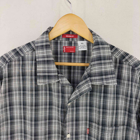 リーバイス Levis チェック オープンカラーシャツ メンズ import:XL