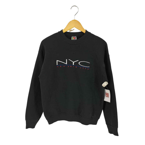 フルーツオブザルーム FRUIT OF THE LOOM NEW YORK CITY クルーネックスウェット メンズ import:M