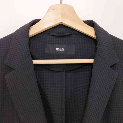 ボスヒューゴボス BOSS HUGO BOSS シアサッカー シングル2B テーラードジャケット メンズ uk54