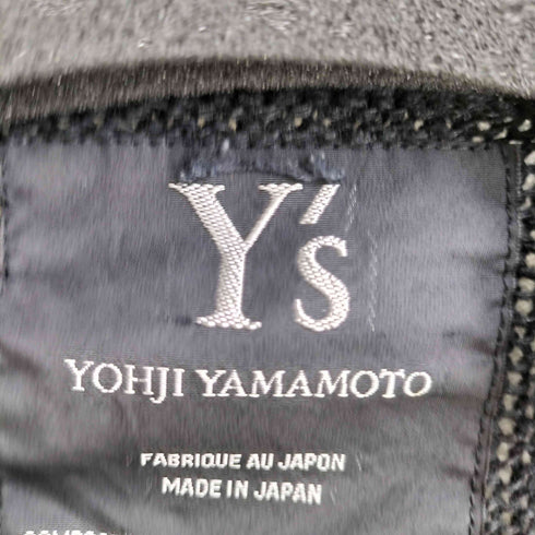 ワイズ Ys 06ss ラグランスリーブ ノーカラーリネンメッシュカーディガン レディース 3