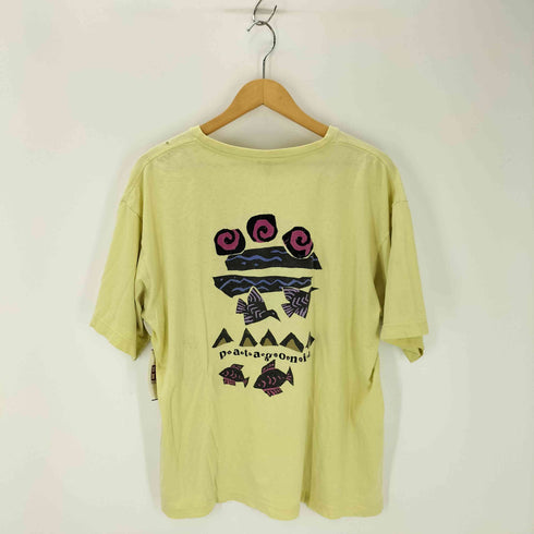 パタゴニア patagonia 90S USA製 バードフィッシュ プリントクルーネックTシャツ メンズ JPN:L