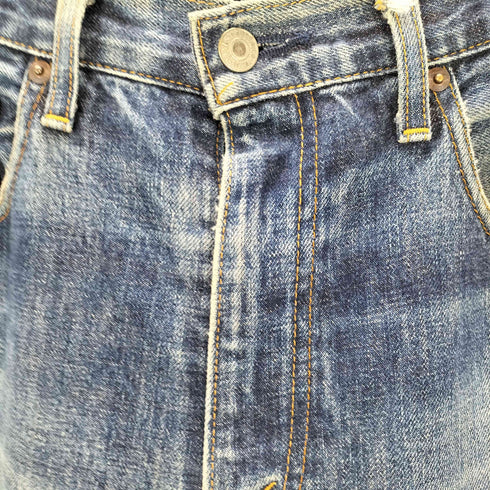 リーバイス Levis 90S-00S 日本製 ボタン裏J22 502 復刻 テーパードデニムパンツ メンズ