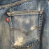 リーバイス Levis 90S-00S 日本製 ボタン裏J22 502 復刻 テーパードデニムパンツ メンズ