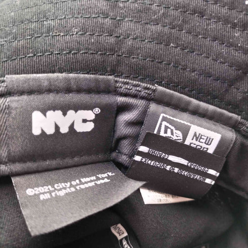 ニューエラ NEW ERA NYC ロゴ 刺繍 バケット ハット レディース MEDIUM/LARGE