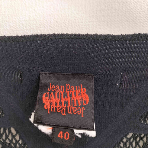 ジャンポールゴルチエ Jean Paul GAULTIER カッティング カーブデザイン ボンテージ セカンドスキン レディース 40
