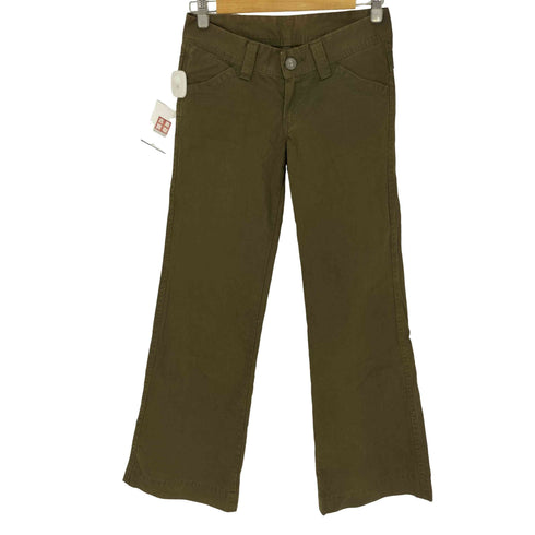 リーバイス Levis バックベルト ステッチ デザイン ブーツカット フレア パンツ Y2K レディース 28