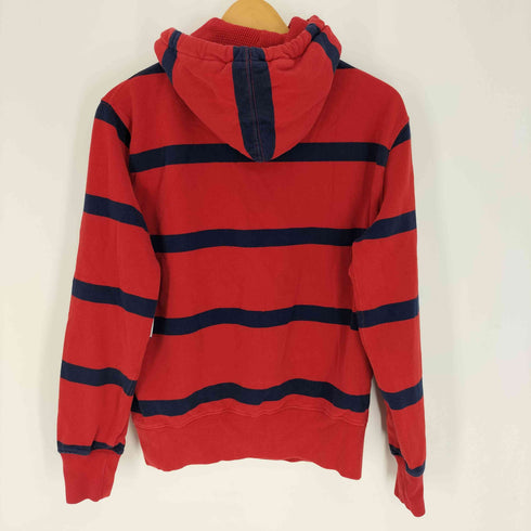 ポロラルフローレン POLO RALPH LAUREN ポニー 刺繍 ボーダー ラガー プルオーバー パーカー メンズ import:S