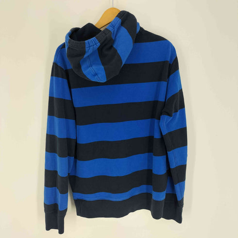 ポロバイラルフローレン Polo by RALPH LAUREN ポニー 刺繍 ボーダー ラガー プルオーバー パーカー メンズ import:L