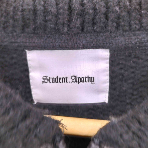 スチューデント アパシー Student Apathy Chain zip knit outer メンズ JPN:L