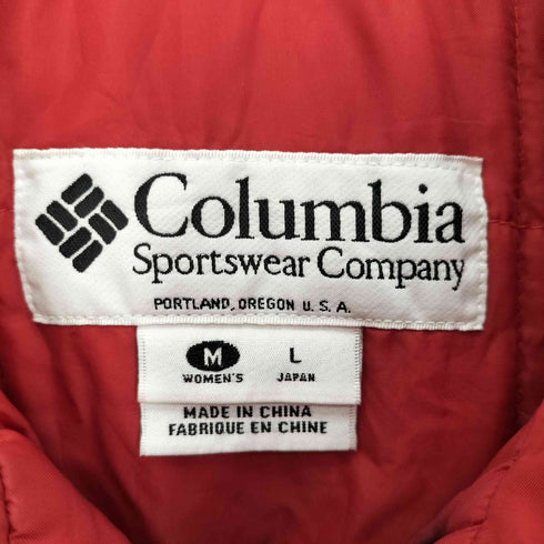 コロンビア Columbia ロゴ 刺繍 スイッチングカラー 中綿 マウンテン パーカー ジャケット レディース JPN:L