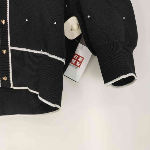 スナイデル snidel 24SS パフスリ クロップド カーディガン レディース ONE SIZE