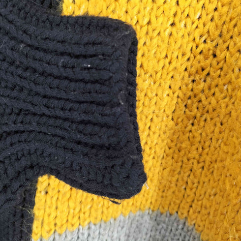 ザラ ZARA マルチカラークルーネックニット レディース import:S