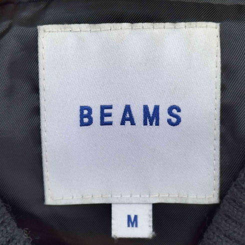 ビームス BEAMS アームレザー ウールスタジャン メンズ JPN:M