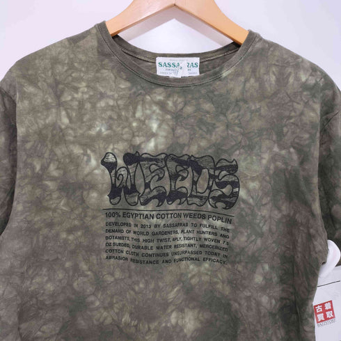ササフラス SASSAFRAS weeds タイダイtシャツ メンズ import:M