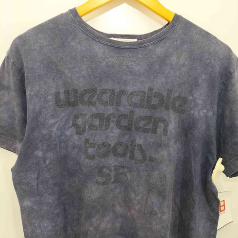 ササフラス SASSAFRAS フロントプリント タイダイtシャツ メンズ import:M