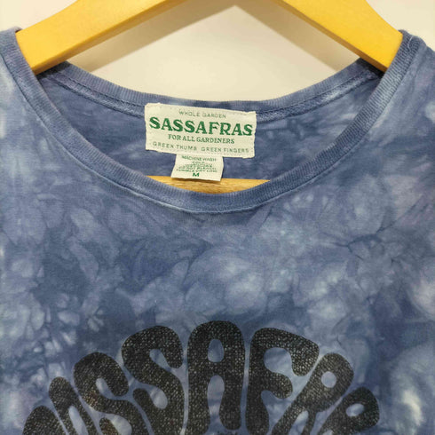 ササフラス SASSAFRAS ロゴプリント タイダイtシャツ メンズ import:M