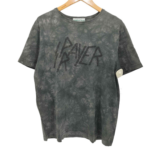 ササフラス SASSAFRAS ロゴプリント タイダイtシャツ メンズ import:M