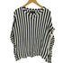 ツモリチサト TSUMORI CHISATO 前V ストライプ L/S Tシャツ レディース JPN:2