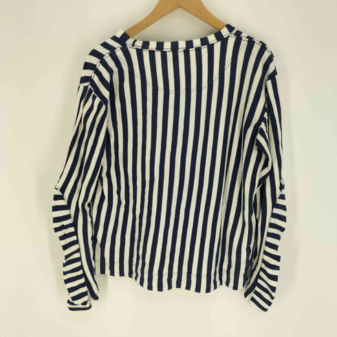 ツモリチサト TSUMORI CHISATO 前V ストライプ L/S Tシャツ レディース JPN:2