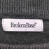 Broken Base ボーダー クルーネック コットン ニット メンズ JPN:L