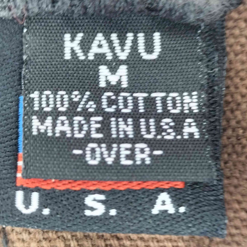 カブー KAVU USA製 ストラップ キャップ ウェビングテープ メンズ M