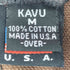 カブー KAVU USA製 ストラップ キャップ ウェビングテープ メンズ M