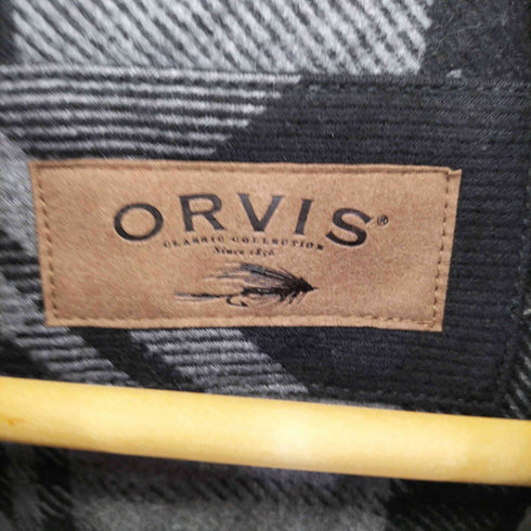 オービス ORVIS ブロックチェック ヘビーネルシャツ メンズ import:XL