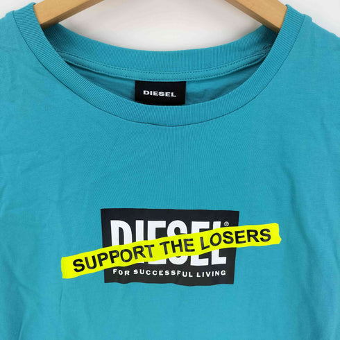 ディーゼル DIESEL T-DIEGOS-A3 SUPPORT THE LOSERS プリント Tシャツ メンズ import:S