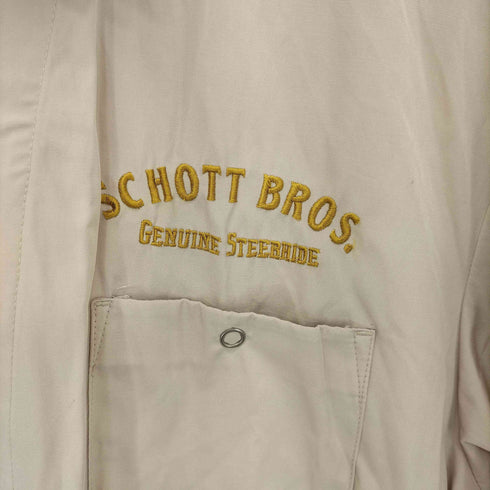 ショット Schott 刺繍 T/C ワークシャツ メンズ JPN:XL
