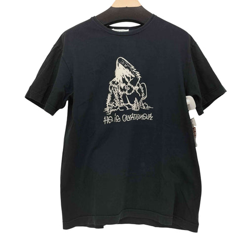 ササフラス SASSAFRAS He Is Gardebder プリントtシャツ メンズ import:M
