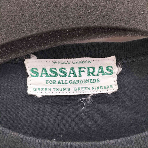 ササフラス SASSAFRAS He Is Gardebder プリントtシャツ メンズ import:M