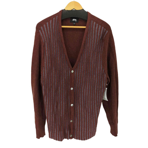 ステューシー Stussy STRIPE CARDIGAN メンズ import:L