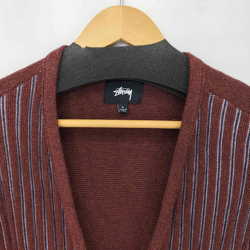 ステューシー Stussy STRIPE CARDIGAN メンズ import:L