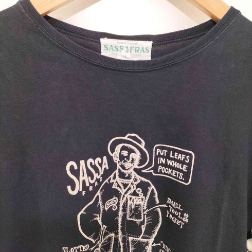 ササフラス SASSAFRAS WHOLE LEAF COAT プリントtシャツ メンズ import:M