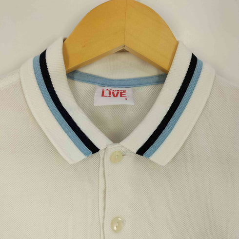 ラコステライブ Lacoste Live ラバーロゴ 鹿の子ポロシャツ メンズ 3