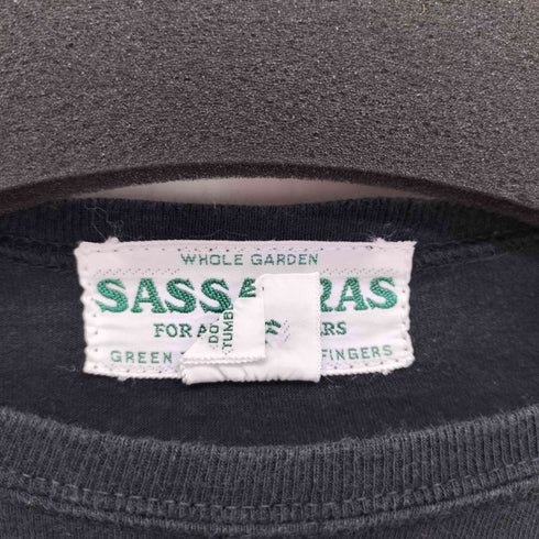 ササフラス SASSAFRAS フロントプリントtシャツ メンズ import:M