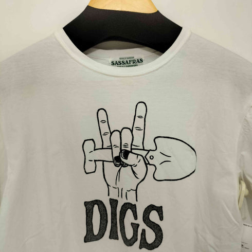 ササフラス SASSAFRAS DIGS プリントtシャツ メンズ import:M