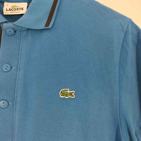 ラコステ LACOSTE ロゴワッペン 鹿の子 ポロシャツ メンズ 4