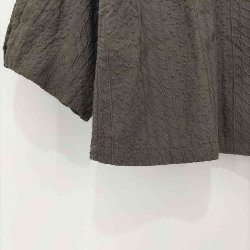 グランドママドーター GRANDMA MAMA DAUGHTER toro ラグラン刺繍シャツジャケット レディース JPN:1