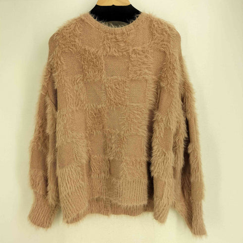 muguet 23SS ミュゲ シャギーニットカーディガン レディース FREE