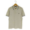 フレッドペリー FRED PERRY SPORTWEAR 英国製 旧タグ 復刻 ロゴ 刺繍 リブ ライン 鹿の子 ポロシャツ メンズ import:M