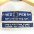 フレッドペリー FRED PERRY SPORTWEAR 英国製 旧タグ 復刻 ロゴ 刺繍 リブ ライン 鹿の子 ポロシャツ メンズ import:M