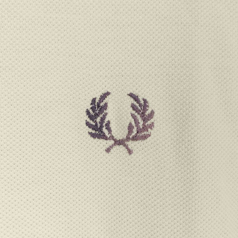 フレッドペリー FRED PERRY SPORTWEAR 英国製 旧タグ 復刻 ロゴ 刺繍 リブ ライン 鹿の子 ポロシャツ メンズ import:M