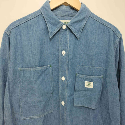 ササフラス SASSAFRAS ホールプルーナーハーフシャツ メンズ import:M