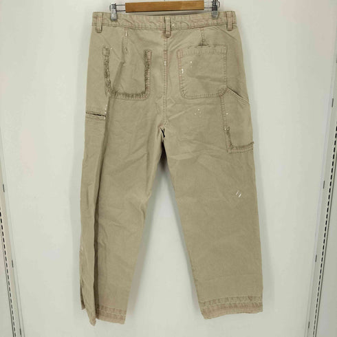 ザラ ZARA ダメージ加工 ペンキワイドペインターパンツ メンズ 44